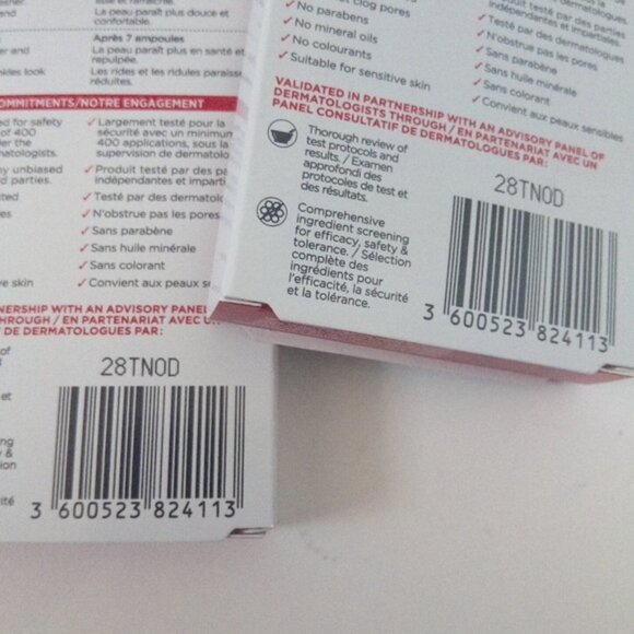 2 Boxes L'Oreal Paris Revitalift Triple Power1.9% Hyaluronic Acid 7Day Treatment - Picture 6 of 8